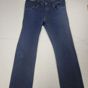 G Star Raw Jeans 3301 Desconstructed Slim Straight Dark Wash Men's 32x31  Read